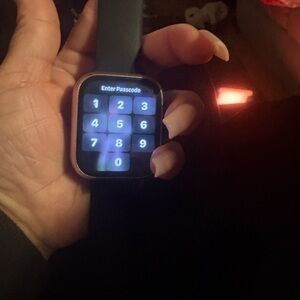 Smartwatch with Black Band